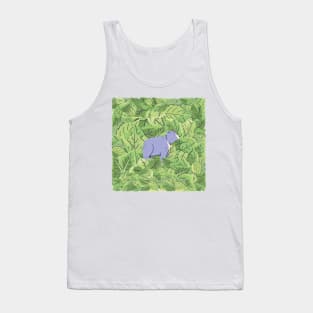 Bear in Leaves Tank Top